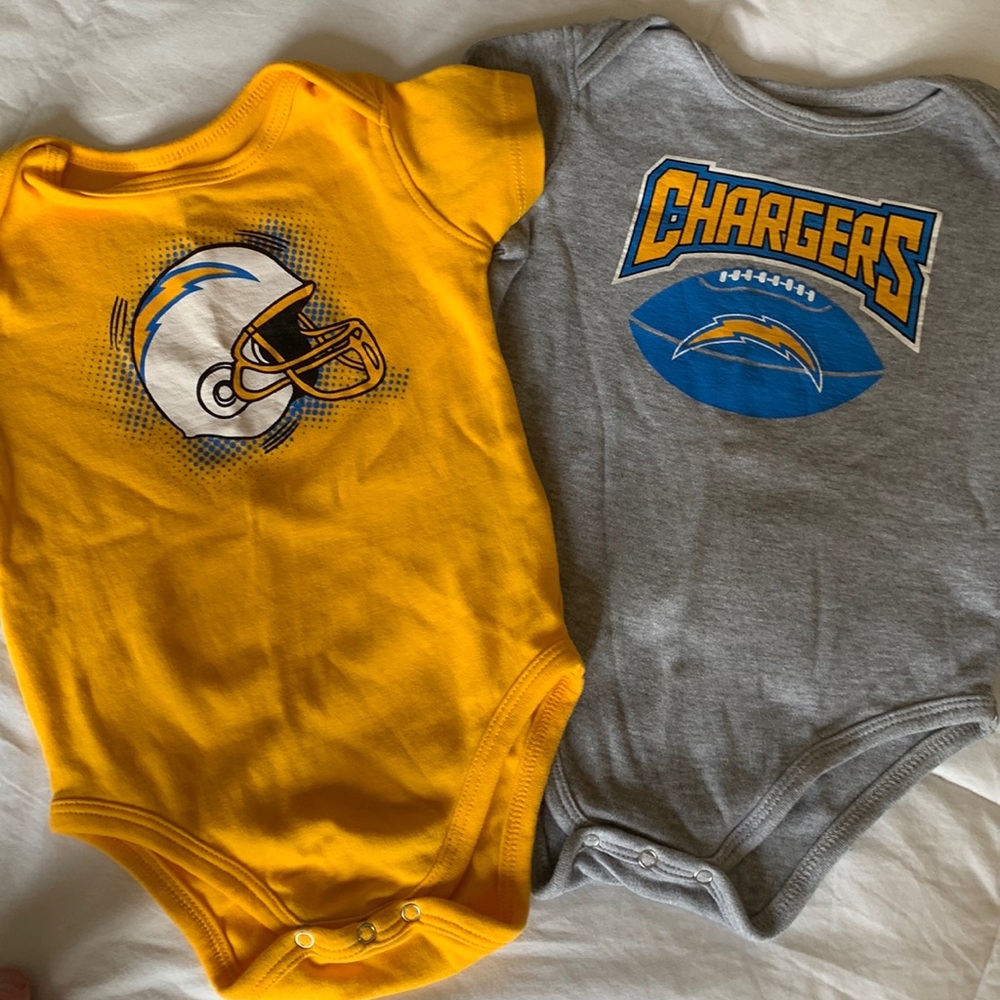 Chargers Onsies set